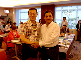 孫總與總部講師合影